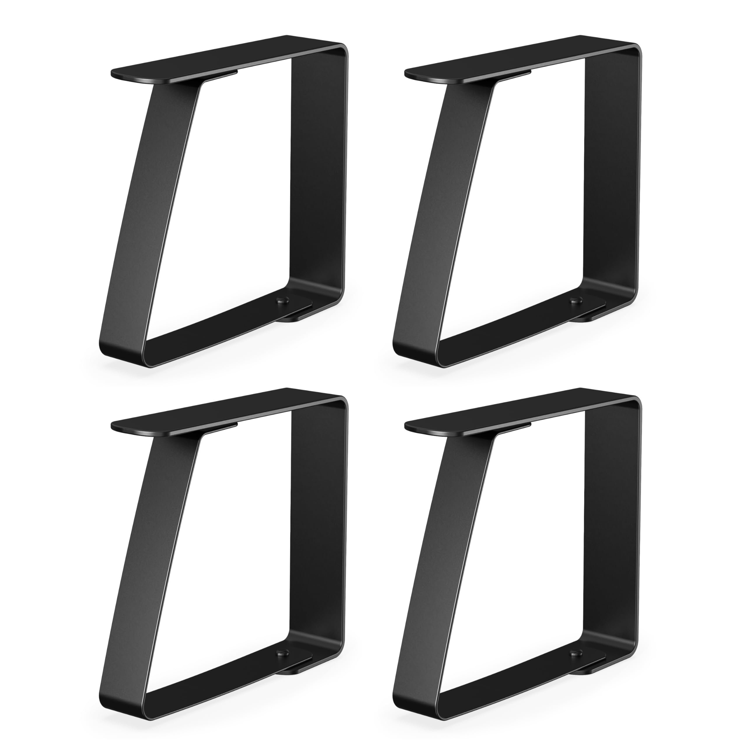 Pincettes à Serviette Noires de Marque pour Table Épaisseur 5 cm - Faciles à Nettoyer - Acier Inoxydable Intérieur et Ex